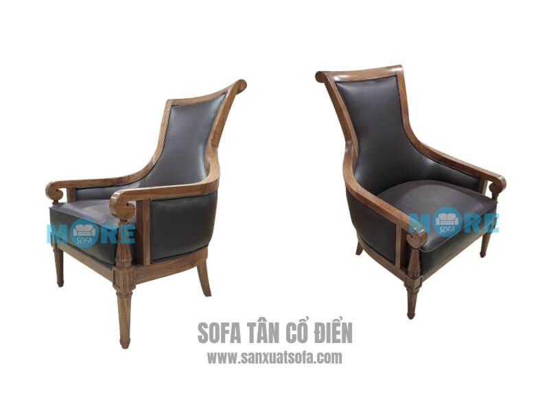 Mẫu sofa gỗ tự nhiên, gỗ óc chó đẹp