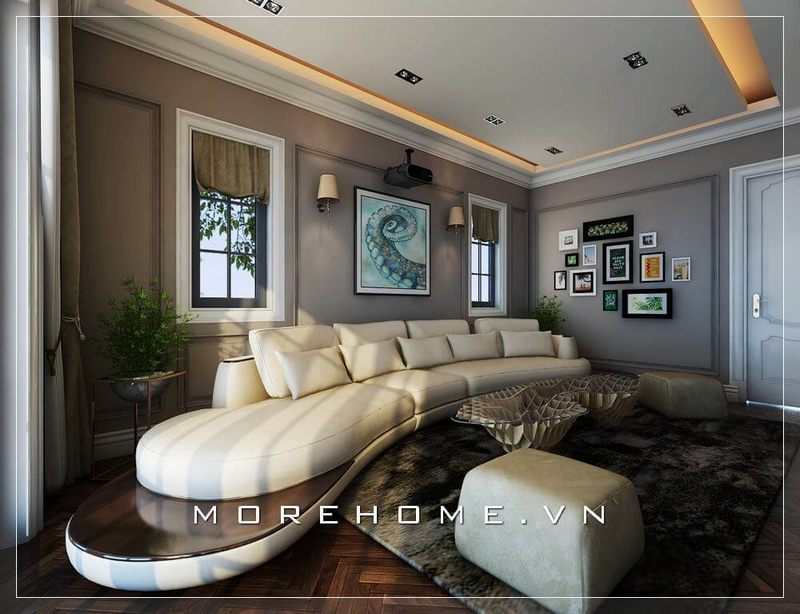 #27 Hình ảnh sofa da thật & da công nghiệp sang trọng cho thiết kế chung cư